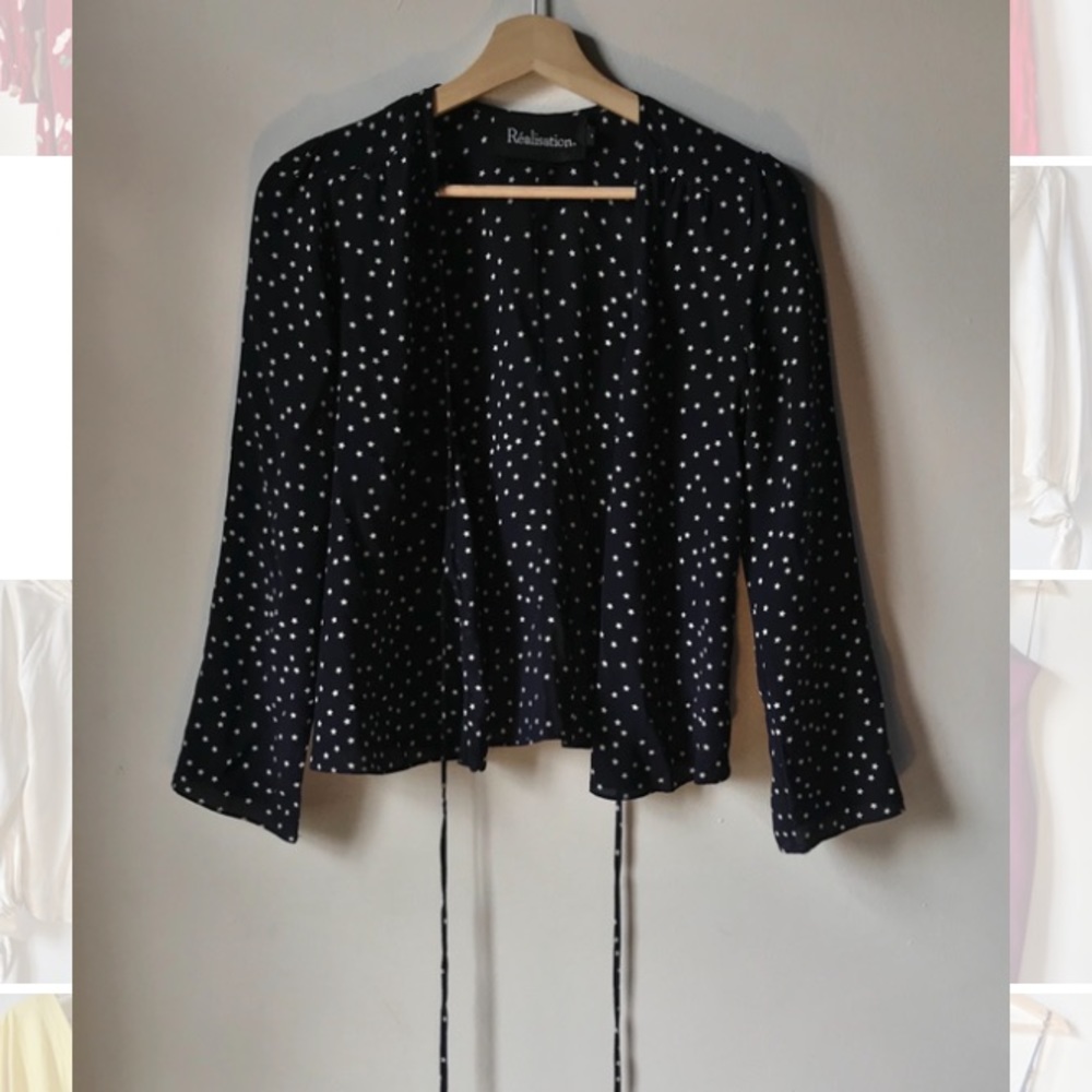 Realisation Par The Bianca Shirt - Navy Star